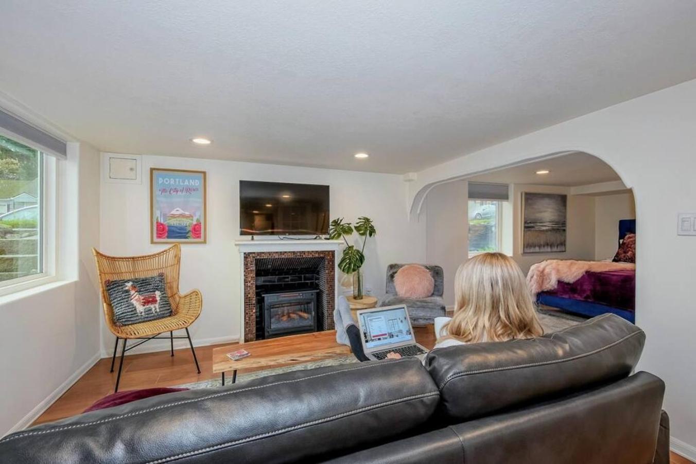 Private New Garden Apartment W Hot Tub Camas Bagian luar foto